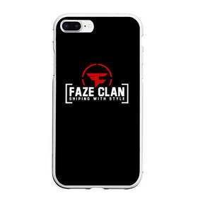 Чехол для iPhone 7Plus/8 Plus матовый с принтом FAZE CLAN в Белгороде, Силикон | Область печати: задняя сторона чехла, без боковых панелей | action | astralis | awp | counter strike | cs go | cs go global offensive | cybersport | faze clan | game | gamer | hyper beast | shooter | skin | team liquid | киберспорт | оружие | скины