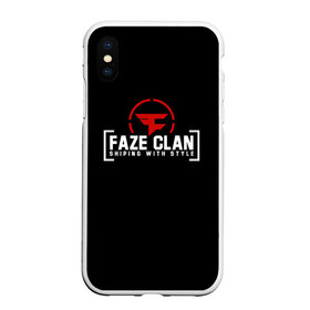 Чехол для iPhone XS Max матовый с принтом FAZE CLAN в Белгороде, Силикон | Область печати: задняя сторона чехла, без боковых панелей | action | astralis | awp | counter strike | cs go | cs go global offensive | cybersport | faze clan | game | gamer | hyper beast | shooter | skin | team liquid | киберспорт | оружие | скины