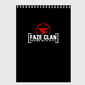 Скетчбук с принтом FAZE CLAN в Белгороде, 100% бумага
 | 48 листов, плотность листов — 100 г/м2, плотность картонной обложки — 250 г/м2. Листы скреплены сверху удобной пружинной спиралью | action | astralis | awp | counter strike | cs go | cs go global offensive | cybersport | faze clan | game | gamer | hyper beast | shooter | skin | team liquid | киберспорт | оружие | скины