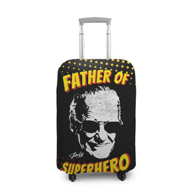 Чехол для чемодана 3D с принтом Stan Lee: Father of Superhero в Белгороде, 86% полиэфир, 14% спандекс | двустороннее нанесение принта, прорези для ручек и колес | avengers | father | hero | hulk | iron | lee | man | stan | stan lee | stanlee | superhero | thor | анти | герой | железный | комиксы | лии | мстители | отец | стен | стенли | стэн ли | супер | супергероев | тор | халк | человек