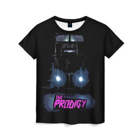 Женская футболка 3D с принтом The Prodigy в Белгороде, 100% полиэфир ( синтетическое хлопкоподобное полотно) | прямой крой, круглый вырез горловины, длина до линии бедер | album | music | prodigy | брейк | группа | заставка | музыка | новый альбом | обложка альбома | продиджи
