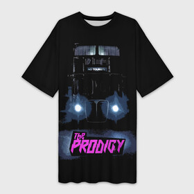 Платье-футболка 3D с принтом The Prodigy в Белгороде,  |  | album | music | prodigy | брейк | группа | заставка | музыка | новый альбом | обложка альбома | продиджи