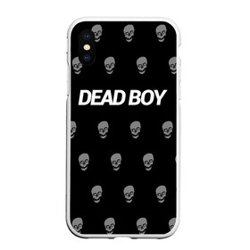 Чехол для iPhone XS Max матовый с принтом Bones Deadboy в Белгороде, Силикон | Область печати: задняя сторона чехла, без боковых панелей | Тематика изображения на принте: bones | boy | dead | deadboy | elmo | hdmi | hip | hop | kennedy | metal | rap | rapper | scream | sesh | seshollowaterboyz | skull | team | кеннеди | кости | костя | метал | рэп | рэпер | сеш | скрим | сэш | хип | хоп | череп | элмо