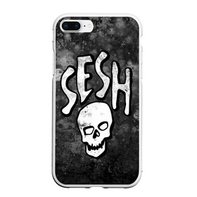 Чехол для iPhone 7Plus/8 Plus матовый с принтом SESH Team (Bones) в Белгороде, Силикон | Область печати: задняя сторона чехла, без боковых панелей | Тематика изображения на принте: bones | boy | dead | deadboy | elmo | hdmi | hip | hop | kennedy | metal | rap | rapper | scream | sesh | seshollowaterboyz | skull | team | кеннеди | кости | костя | метал | рэп | рэпер | сеш | скрим | сэш | хип | хоп | череп | элмо