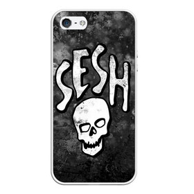 Чехол для iPhone 5/5S матовый с принтом SESH Team (Bones) в Белгороде, Силикон | Область печати: задняя сторона чехла, без боковых панелей | bones | boy | dead | deadboy | elmo | hdmi | hip | hop | kennedy | metal | rap | rapper | scream | sesh | seshollowaterboyz | skull | team | кеннеди | кости | костя | метал | рэп | рэпер | сеш | скрим | сэш | хип | хоп | череп | элмо