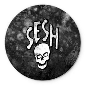 Коврик круглый с принтом SESH Team (Bones) в Белгороде, резина и полиэстер | круглая форма, изображение наносится на всю лицевую часть | bones | boy | dead | deadboy | elmo | hdmi | hip | hop | kennedy | metal | rap | rapper | scream | sesh | seshollowaterboyz | skull | team | кеннеди | кости | костя | метал | рэп | рэпер | сеш | скрим | сэш | хип | хоп | череп | элмо