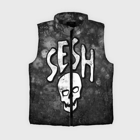 Женский жилет утепленный 3D с принтом SESH Team (Bones) в Белгороде,  |  | bones | boy | dead | deadboy | elmo | hdmi | hip | hop | kennedy | metal | rap | rapper | scream | sesh | seshollowaterboyz | skull | team | кеннеди | кости | костя | метал | рэп | рэпер | сеш | скрим | сэш | хип | хоп | череп | элмо