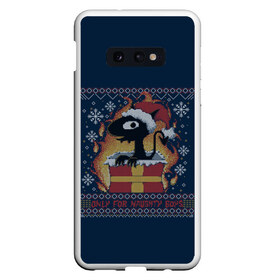 Чехол для Samsung S10E с принтом Disenchantment Luci Xmas в Белгороде, Силикон | Область печати: задняя сторона чехла, без боковых панелей | bean | disenchantment | elfo | futurama | luci | mattgroening | netflix | princess | simpsons | бин | люси | люци | мэтгроунинг | разочарование | симпсоны | элфо