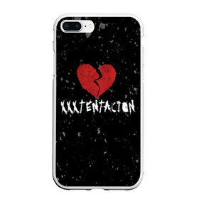 Чехол для iPhone 7Plus/8 Plus матовый с принтом XXXTentacion Red Broken Heart в Белгороде, Силикон | Область печати: задняя сторона чехла, без боковых панелей | broken | dead | heart | king | legend | music | rap | rapper | red | revenge | rip | xtentation | xxtennation | xxx | xxxtentacion | красное | мертв | музыка | память | разбитое | репер | рип | рэп | сердце | тентасьон | умер