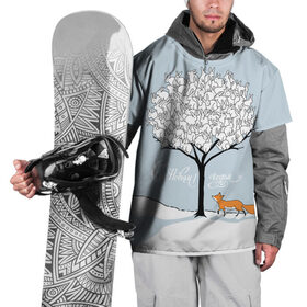 Накидка на куртку 3D с принтом Зайцы на дереве в Белгороде, 100% полиэстер |  | Тематика изображения на принте: 2019 | год | дерево | дикие | животные | зайцы | зима | испуг | кролики | лесные | лиса | лисичка | мода | моло | на дереве | новый год | подарок | поздравление | праздник | рисунок | рождество | с новым годом