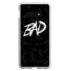 Чехол для Samsung S10E с принтом XXXTentacion - BAD в Белгороде, Силикон | Область печати: задняя сторона чехла, без боковых панелей | Тематика изображения на принте: bad | broken | dead | heart | king | music | rap | rapper | red | revenge | rip | xtentation | xxtennation | xxx | xxxtentacion | красное | мертв | музыка | память | разбитое | репер | рип | рэп | сердце | тентасьон | умер