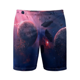 Мужские шорты 3D спортивные с принтом КОСМОС в Белгороде,  |  | galaxy | nebula | space | star | абстракция | вселенная | галактика | звезда | звезды | космический | планеты