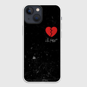 Чехол для iPhone 13 mini с принтом Lil Peep Broken Heart в Белгороде,  |  | broken | dead | heart | lil | lil peep | lilpeep | music | peep | pump | rap | rapper | red | rip | густав | красное | лил | лил пип | лилпип | мертв | память | пип | разбитое | рип | рэп | рэпер | сердечко | сердце | умер | эмо