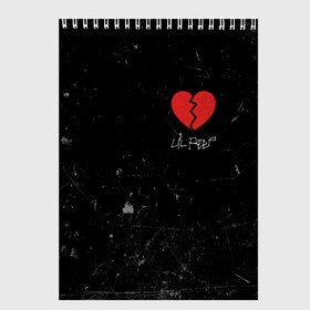 Скетчбук с принтом Lil Peep Broken Heart в Белгороде, 100% бумага
 | 48 листов, плотность листов — 100 г/м2, плотность картонной обложки — 250 г/м2. Листы скреплены сверху удобной пружинной спиралью | broken | dead | heart | lil | lil peep | lilpeep | music | peep | pump | rap | rapper | red | rip | густав | красное | лил | лил пип | лилпип | мертв | память | пип | разбитое | рип | рэп | рэпер | сердечко | сердце | умер | эмо