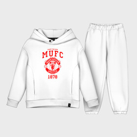 Детский костюм хлопок Oversize с принтом Манчестер Юнайтед в Белгороде,  |  | manchester | manchester united | mufc | red devils | клубная | красные дьяволы | манчестер | манчестер юнайтед | фанатская | футбольная | футбольный клуб | юнайтед