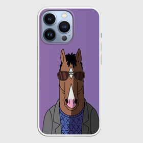 Чехол для iPhone 13 Pro с принтом БоДжек в Белгороде,  |  | Тематика изображения на принте: bojack | horseman | боджек | конь | очки