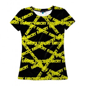 Женская футболка 3D с принтом Pop art Far Cry в Белгороде, 100% полиэфир ( синтетическое хлопкоподобное полотно) | прямой крой, круглый вырез горловины, длина до линии бедер | Тематика изображения на принте: 