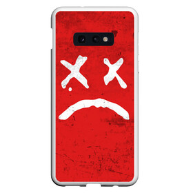 Чехол для Samsung S10E с принтом Lil Peep Sad Face в Белгороде, Силикон | Область печати: задняя сторона чехла, без боковых панелей | Тематика изображения на принте: broken | dead | heart | lil | lil peep | lilpeep | music | peep | pump | rap | rapper | red | rip | густав | красное | лил | лил пип | лилпип | мертв | память | пип | разбитое | рип | рэп | рэпер | сердечко | сердце | умер | эмо