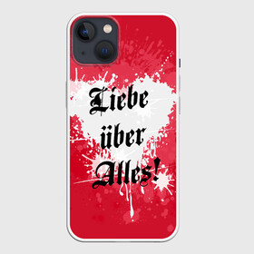 Чехол для iPhone 13 с принтом Любовь превыше всего в Белгороде,  |  | deutschland | germany | heart | herz | liebe | love | жизнь | империя | любовь | отношения | пафос | протест | сердце