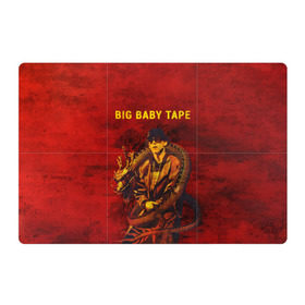 Магнитный плакат 3Х2 с принтом BIG BABY TAPE - Dragonborn в Белгороде, Полимерный материал с магнитным слоем | 6 деталей размером 9*9 см | baby | bbt | big | dragonborn | dragons | fire | gimme | lost | rap | raper | tape | the | trap | взял | дракон | драконы | огонь | русский | рэп | рэппер | твою