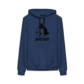 Женская толстовка хлопок с принтом DEAD BOY   BONES в Белгороде, френч-терри, мягкий теплый начес внутри (100% хлопок) | карман-кенгуру, эластичные манжеты и нижняя кромка, капюшон с подкладом и шнурком | bones | cloudrap | dead | deadboy | logo | music | rap | sesh | боунс | клаудреп | кости | лого | музыка | реп