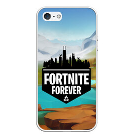 Чехол для iPhone 5/5S матовый с принтом Fortnite Forever в Белгороде, Силикон | Область печати: задняя сторона чехла, без боковых панелей | battle royale | fortnite | fortnite battle royale | futuresynth | game | outrun | retrowave | synth | synthwave | игры | ретровейв | синтвейв | фортнайт