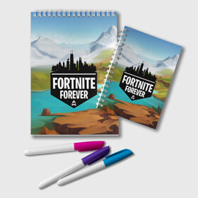 Блокнот с принтом Fortnite Forever в Белгороде, 100% бумага | 48 листов, плотность листов — 60 г/м2, плотность картонной обложки — 250 г/м2. Листы скреплены удобной пружинной спиралью. Цвет линий — светло-серый
 | Тематика изображения на принте: battle royale | fortnite | fortnite battle royale | futuresynth | game | outrun | retrowave | synth | synthwave | игры | ретровейв | синтвейв | фортнайт