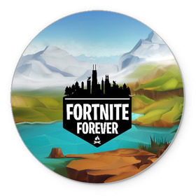 Коврик круглый с принтом Fortnite Forever в Белгороде, резина и полиэстер | круглая форма, изображение наносится на всю лицевую часть | battle royale | fortnite | fortnite battle royale | futuresynth | game | outrun | retrowave | synth | synthwave | игры | ретровейв | синтвейв | фортнайт