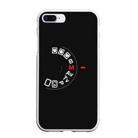 Чехол для iPhone 7Plus/8 Plus матовый с принтом manual в Белгороде, Силикон | Область печати: задняя сторона чехла, без боковых панелей | фото | фотограф | фотография