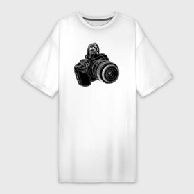 Платье-футболка хлопок с принтом зеркалка в Белгороде,  |  | фото | фотограф | фотография