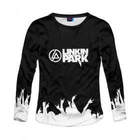 Женский лонгслив 3D с принтом Linkin Park #5 в Белгороде, 100% полиэстер | длинные рукава, круглый вырез горловины, полуприлегающий силуэт | linkin park | linkin park in the end | linkin park numb | linkin park remix. | linkin parks | линкин парк