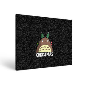 Холст прямоугольный с принтом Totoro Christmas в Белгороде, 100% ПВХ |  | Тематика изображения на принте: anime | christmas | moon | myneighbortotoro | night | totoro | xmas | аниме | канта | кодомо | котобус | кусакабэ | мэй | рождество | сусуватари | тацуо | тоторо | хаяомиядзаки | ясуко