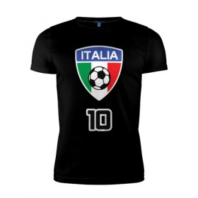 Мужская футболка премиум с принтом Италия в Белгороде, 92% хлопок, 8% лайкра | приталенный силуэт, круглый вырез ворота, длина до линии бедра, короткий рукав | 
