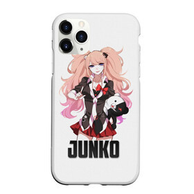 Чехол для iPhone 11 Pro матовый с принтом Джунко в Белгороде, Силикон |  | danganronpa | junko | monokuma | аниме | девочка | девушка | джунко | медведь | мишка | монокума | мультфильм | эношима