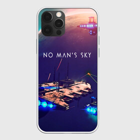 Чехол для iPhone 12 Pro Max с принтом NO MANS SKY в Белгороде, Силикон |  | game | hill | hills | mounatin | mounatins | nms | no mans sky | planet | rock | rocks | sky | snow | space | winter | игры | планеты