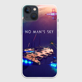 Чехол для iPhone 13 с принтом NO MANS SKY в Белгороде,  |  | game | hill | hills | mounatin | mounatins | nms | no mans sky | planet | rock | rocks | sky | snow | space | winter | игры | планеты