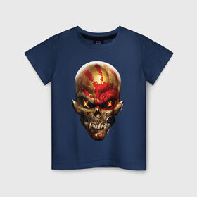 Детская футболка хлопок с принтом Five Finger Death Punch в Белгороде, 100% хлопок | круглый вырез горловины, полуприлегающий силуэт, длина до линии бедер | 5fdp | ffdp | five finger death punch | got your six | groove metal | metal | rock | skull | грув метал | рок