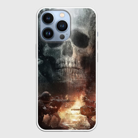 Чехол для iPhone 13 Pro с принтом Battlefield Череп в Белгороде,  |  | battlefield | ак 47 | батла | баттл | война | огонь | омон | оружие | перестрелка | стрелялка | череп