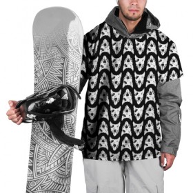 Накидка на куртку 3D с принтом Snap в Белгороде, 100% полиэстер |  | abstraction | black | dog | fighter | friend | frost | hipster | pattern | white | абстракция | белый | боец | бультерьер | друг | мороз | психоделика | собака | узор | хипстер | черный