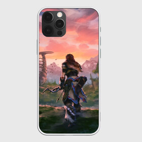 Чехол для iPhone 12 Pro Max с принтом Aloy HZD в Белгороде, Силикон |  | aloy | game | horizon zero dawn | hunter | machine | mecha | robot | snow | spear | the frozen wilds | weapon | игры | постапокалипсис | роботы | фентези | элой