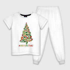 Детская пижама хлопок с принтом Merry Christmas в Белгороде, 100% хлопок |  брюки и футболка прямого кроя, без карманов, на брюках мягкая резинка на поясе и по низу штанин
 | 2019 | дед мороз | дом | елка | желание | животные | зима | кабан | милый | мороз | настроение | новый год | пеппа | подарок | позитив | поросенок | праздник | радость | рождество | санта клаус | свинка