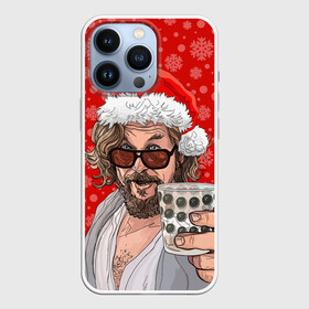 Чехол для iPhone 13 Pro с принтом Лебовски Санта в Белгороде,  |  | balls | big lebowski | bowling | film | happy christmas | movie | santa claus | skittles | большой лебовски | боулинг | дед мороз | кегли | кино | колпак | красная шапка | новый год | праздник | рождество | с новым годом | санта клаус