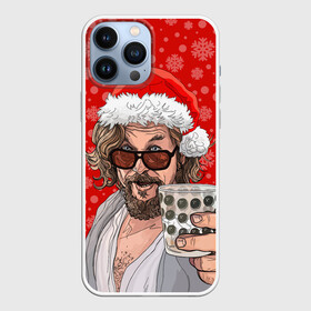 Чехол для iPhone 13 Pro Max с принтом Лебовски Санта в Белгороде,  |  | balls | big lebowski | bowling | film | happy christmas | movie | santa claus | skittles | большой лебовски | боулинг | дед мороз | кегли | кино | колпак | красная шапка | новый год | праздник | рождество | с новым годом | санта клаус