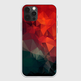 Чехол для iPhone 12 Pro Max с принтом Краски Абстракт в Белгороде, Силикон |  | абстракт | горы | градиент | краски | красный | кружево | кубики