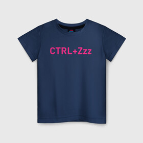 Детская футболка хлопок с принтом Ctrl+Z в Белгороде, 100% хлопок | круглый вырез горловины, полуприлегающий силуэт, длина до линии бедер | Тематика изображения на принте: кирилл бледный | пошлая молли