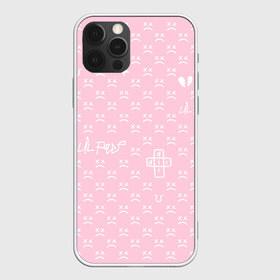 Чехол для iPhone 12 Pro Max с принтом Lil Peep pink pattern в Белгороде, Силикон |  | Тематика изображения на принте: benz truck | girls | gustav ahr | heart | hip hop | lil | lil peep | look at the sky tonight | love | peep | rap | rose | лил | лилпип | паттерн | пип | рэп | хип хоп | эмо | эмо реп