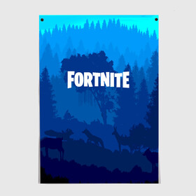 Постер с принтом Fortnite в Белгороде, 100% бумага
 | бумага, плотность 150 мг. Матовая, но за счет высокого коэффициента гладкости имеет небольшой блеск и дает на свету блики, но в отличии от глянцевой бумаги не покрыта лаком | battle royale | fortnite | fortnite battle royale | futuresynth | game | outrun | retrowave | synth | synthwave | игры | ретровейв | синтвейв | фортнайт