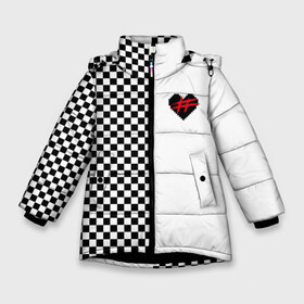 Зимняя куртка для девочек 3D с принтом ФРЕНДЗОНА в Белгороде, ткань верха — 100% полиэстер; подклад — 100% полиэстер, утеплитель — 100% полиэстер. | длина ниже бедра, удлиненная спинка, воротник стойка и отстегивающийся капюшон. Есть боковые карманы с листочкой на кнопках, утяжки по низу изделия и внутренний карман на молнии. 

Предусмотрены светоотражающий принт на спинке, радужный светоотражающий элемент на пуллере молнии и на резинке для утяжки. | friend | zone | бойчик | бутылочка | бэйби | вечеринка | вписке | клетка | мэйби | панк | пижамная | поп | розовый | сердечко | сердце | ска | флирт | френдзона | хэш | школьная