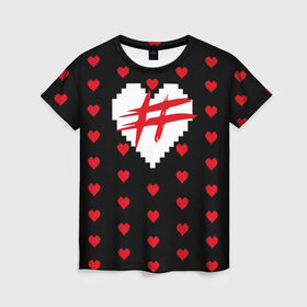 Женская футболка 3D с принтом ФРЕНДЗОНА в Белгороде, 100% полиэфир ( синтетическое хлопкоподобное полотно) | прямой крой, круглый вырез горловины, длина до линии бедер | friend | zone | бойчик | бутылочка | бэйби | вечеринка | вписке | клетка | мэйби | панк | пижамная | поп | розовый | сердечко | сердце | ска | флирт | френдзона | хэш | школьная