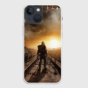Чехол для iPhone 13 mini с принтом Metro 2033 постапокалипсис в Белгороде,  |  | 2033 | будущее | закат | метро | метро2033 | постапокалипсис | противогаз | радиация | сталкер